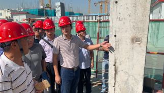 威廉希尔管理公司组织装配式住宅项目现场观摩培训